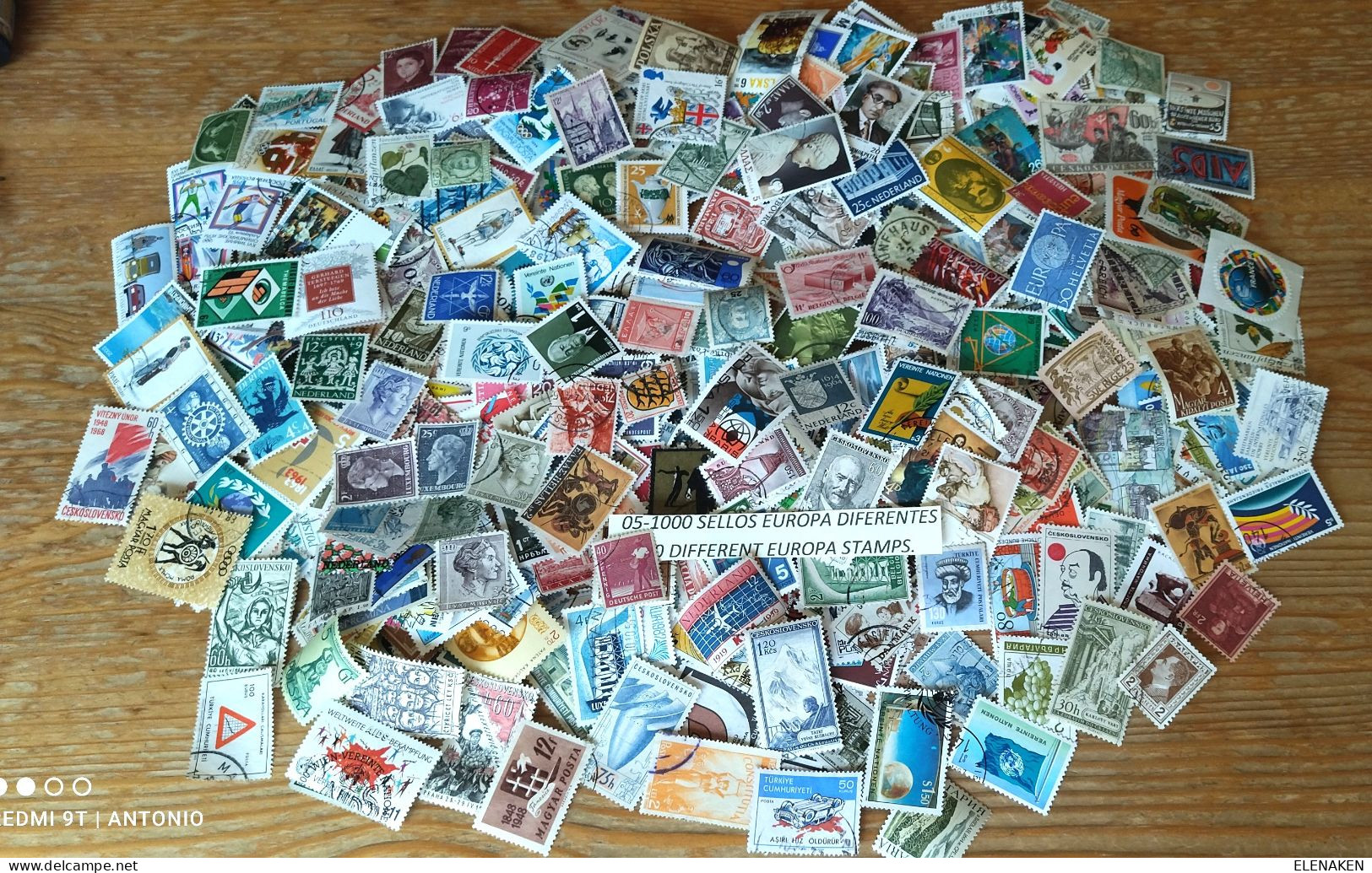 E5-1000 SELLOS DIFERENTES PAÍSES DE EUROPA  1000 STAMPS DIFFERENT COUNTRIES OF EUROPE - Lots & Kiloware (mixtures) - Min. 1000 Stamps