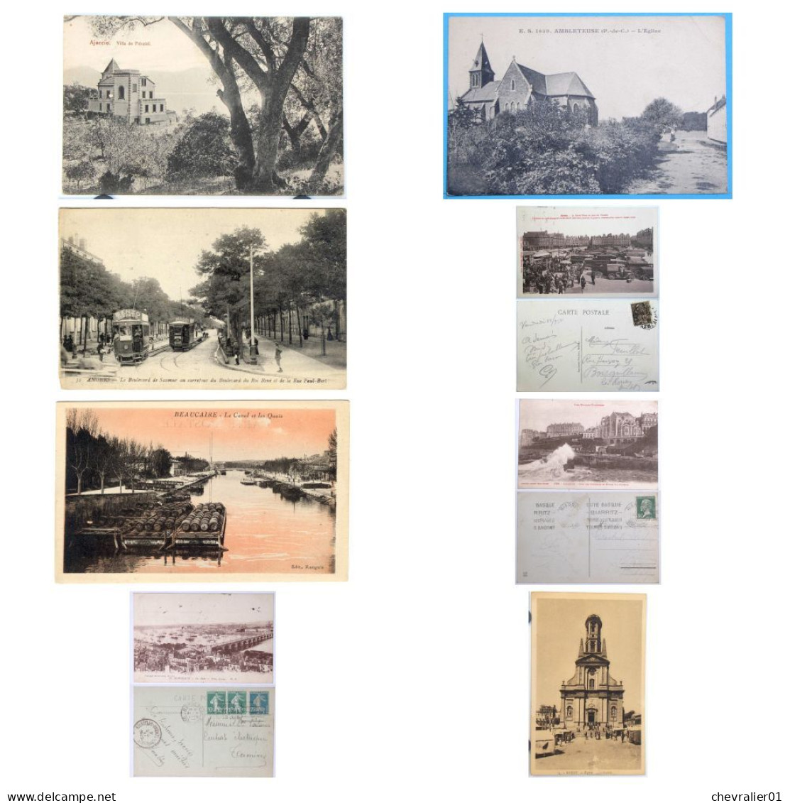 CPA-France - Lot De 155 CP - Diverses Villes - 100 - 499 Postcards