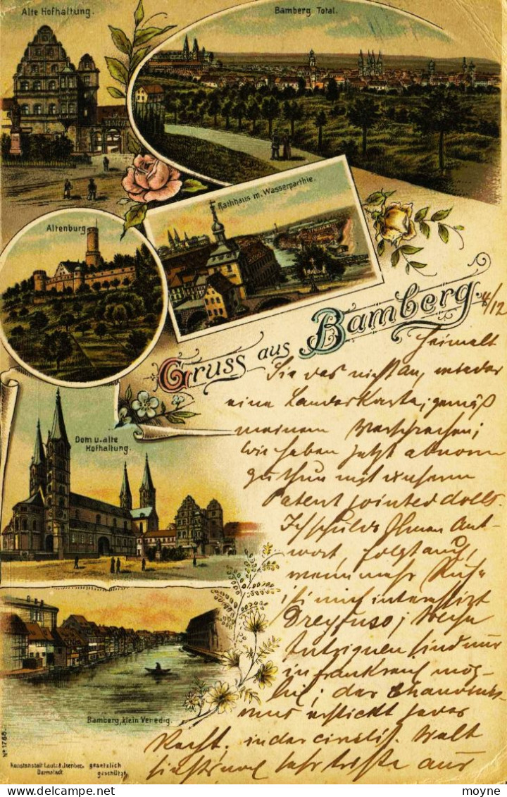 2003 Bis - GRUSS  AUS  BAMBERG    - ALLEMAGNE    RARE Circulée - Bamberg