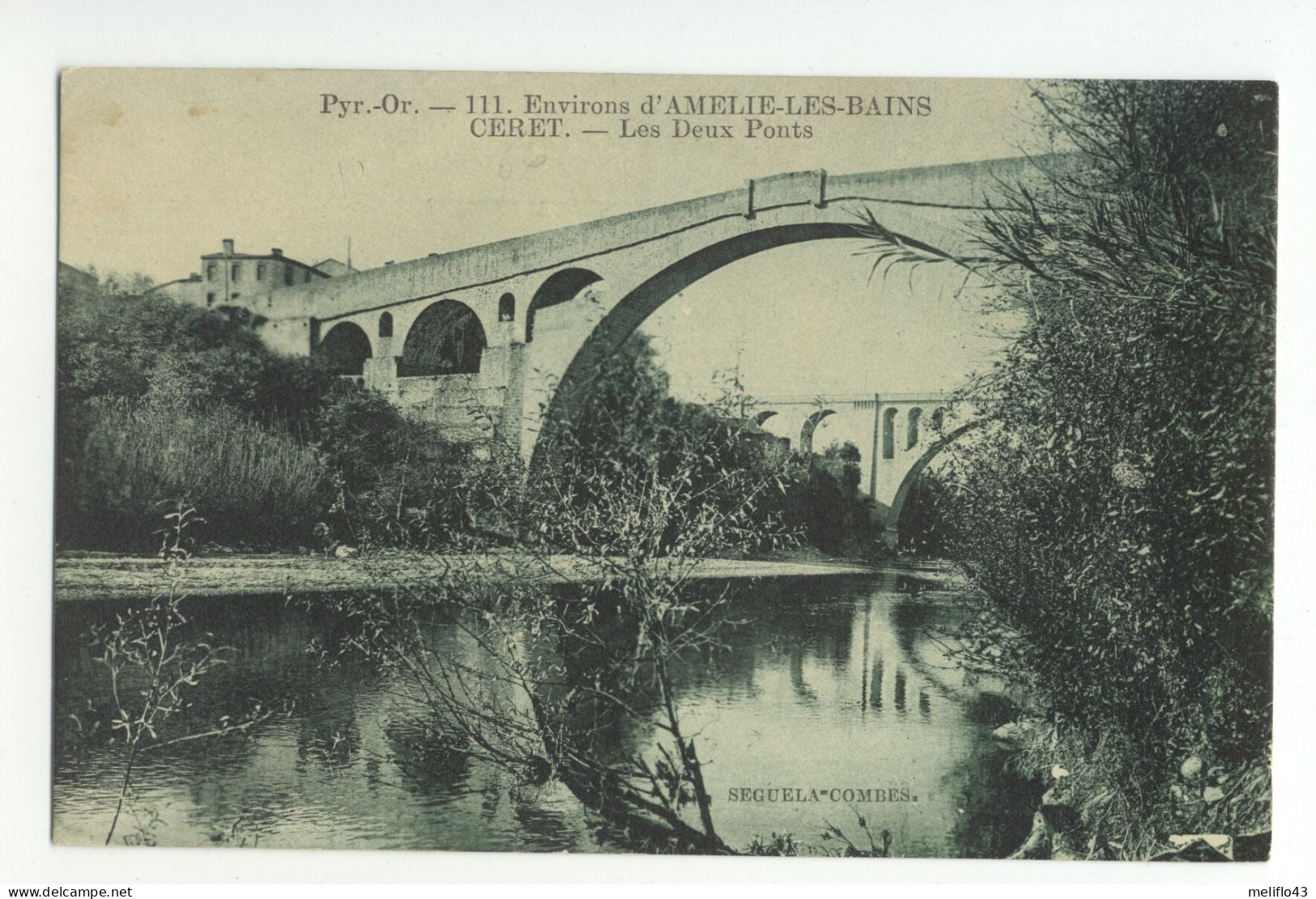 66/CPA - Céret - Les Deux Ponts - Ceret