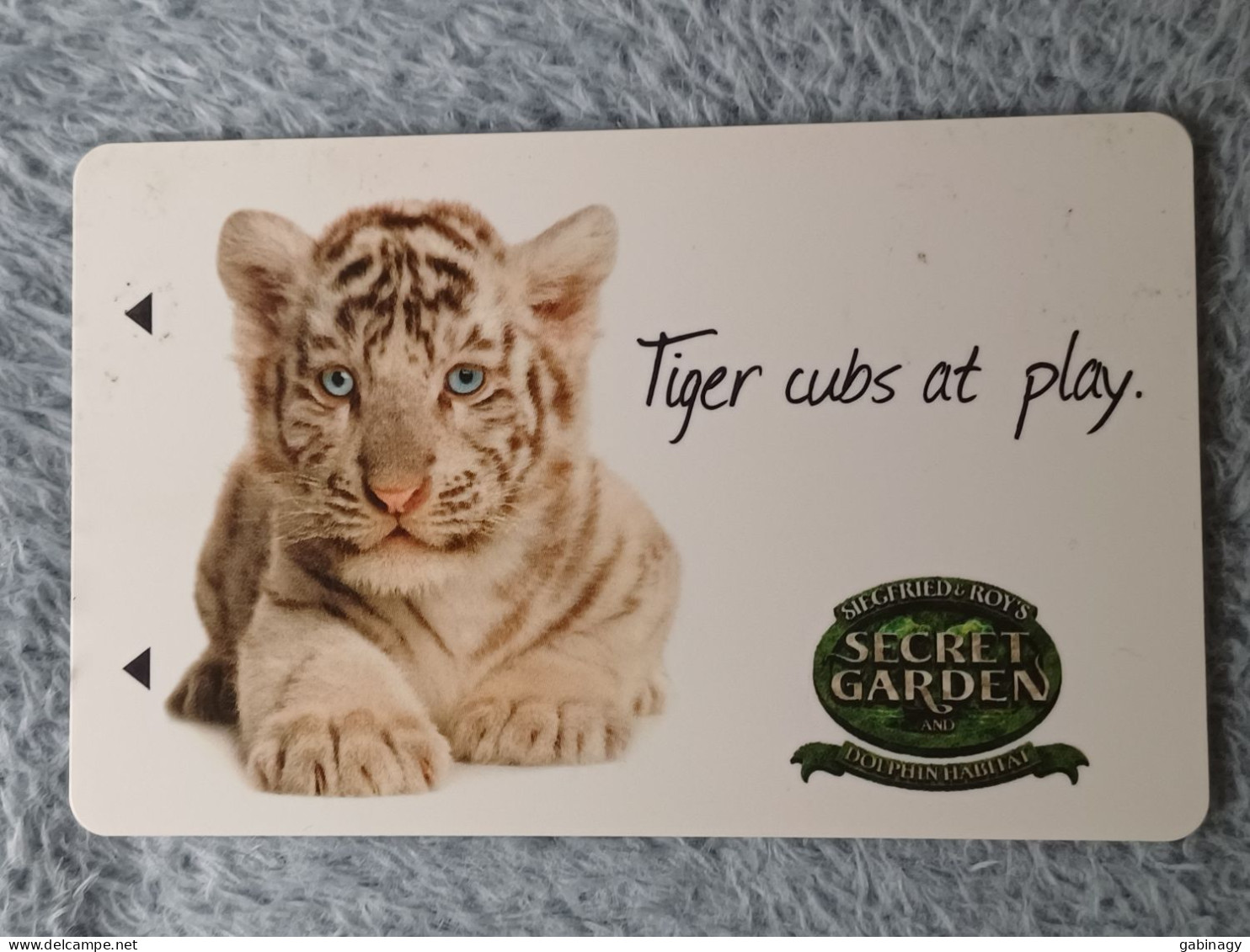 HOTEL KEYS - 2602 - USA - MIRAGE - SECRET GARDEN - TIGER CUBS AT PLAY - Hotel Keycards