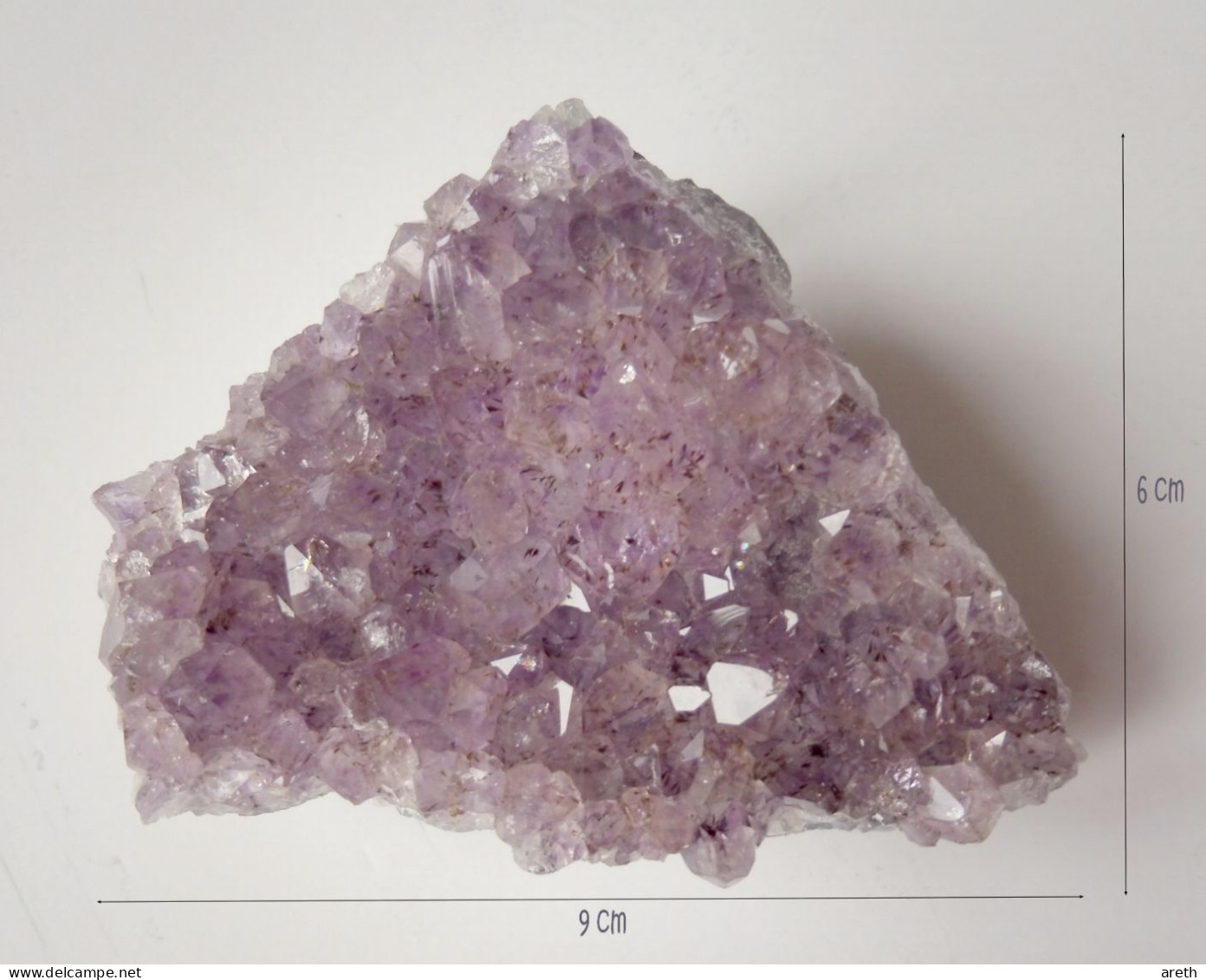 Bloc Amethyste 9 X 6 X 3,5 Cm - Mineralien