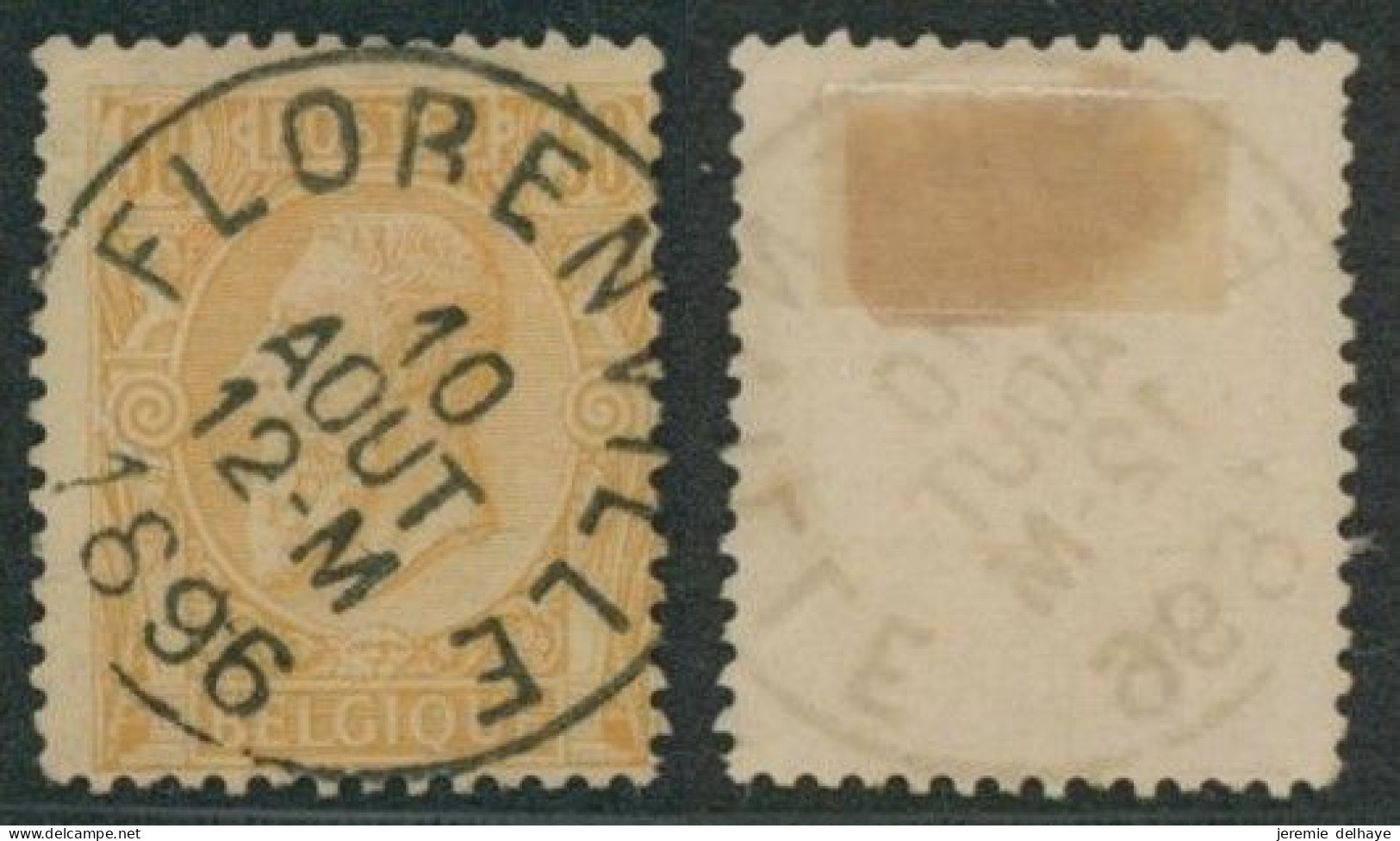 émission 1884 - N°50 Obl Simple Cercle "Florenville" . Superbe ! // (AD) - 1884-1891 Leopoldo II
