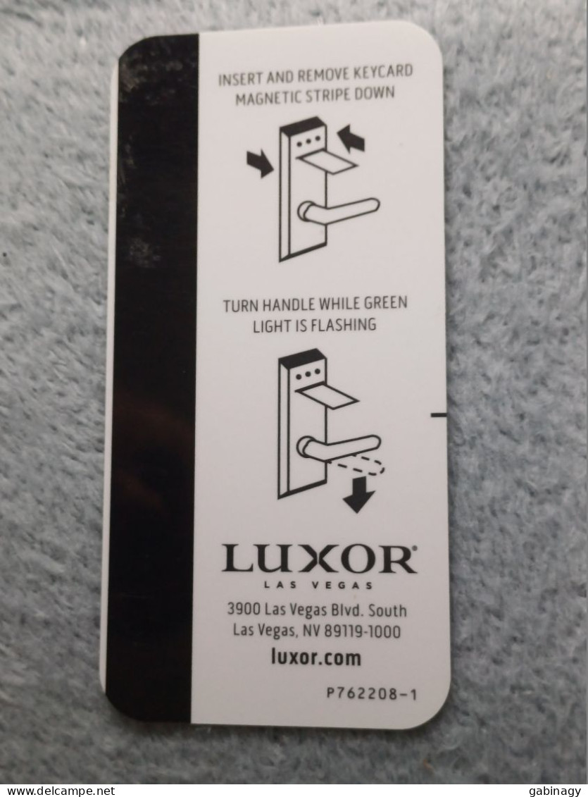 HOTEL KEYS - 2604 - USA - LUXOR LAS VEGAS - TITANIC - Hotel Keycards