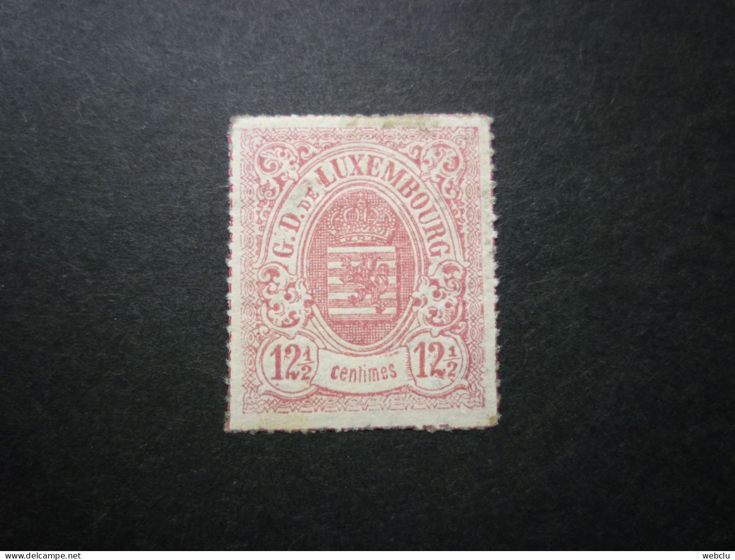 Luxemburg Luxembourg Armoiries 1865 Mi 18 *, RARR!! - 1891 Adolfo De Frente