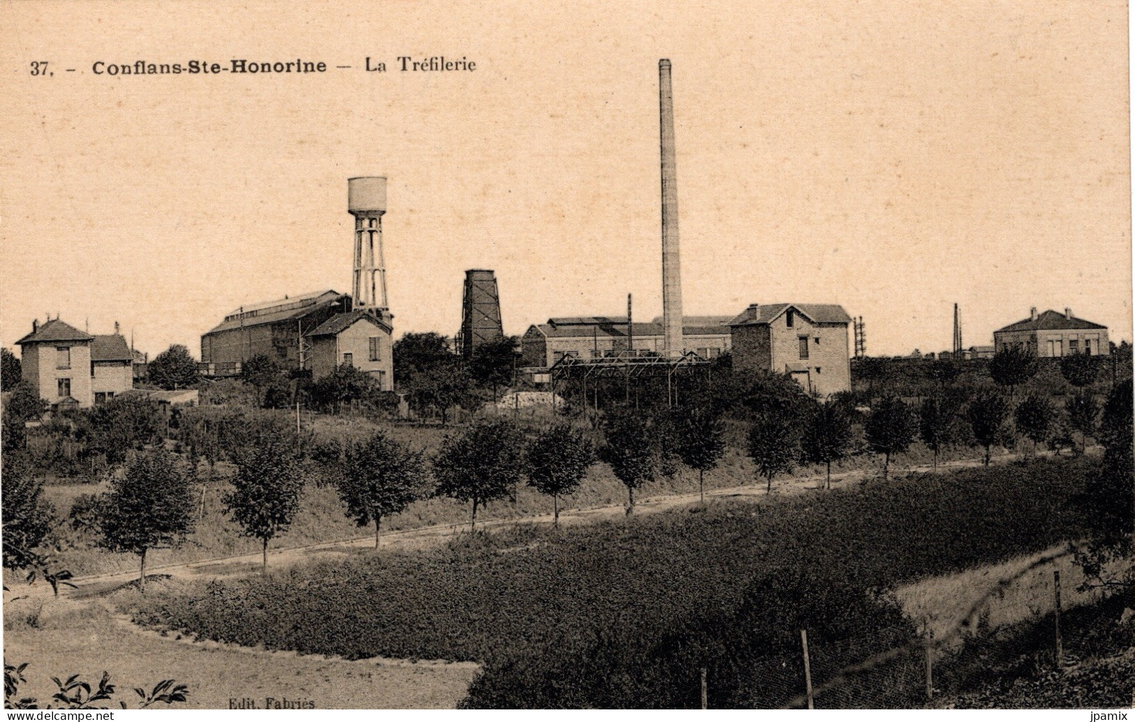 CPA :  Conflans Saint Honorine , Usine , La Tréfilerie - Conflans Saint Honorine