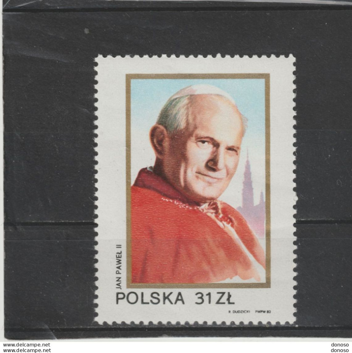 POLOGNE 1983 PAPE JEAN PAUL II Yvert 2681, Michel 2868 NEUF** MNH - Unused Stamps