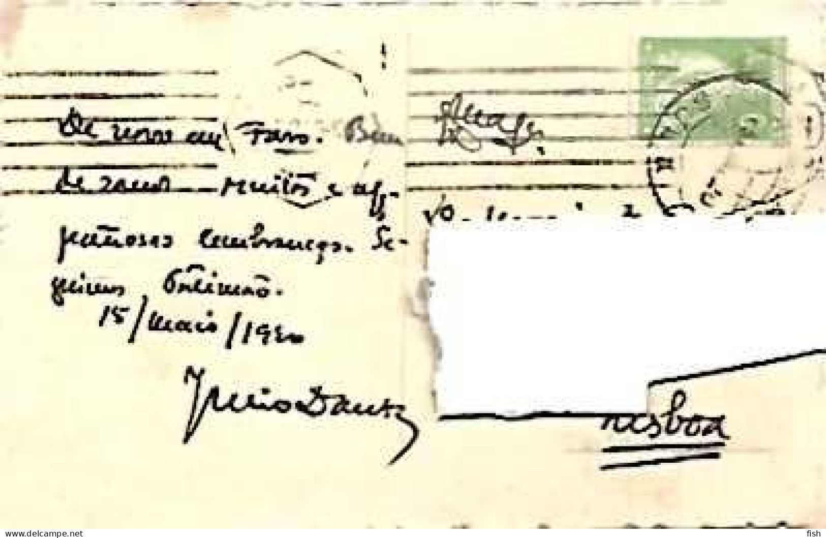 Portugal & Marcofilia, Faro, Capela Do Carmo, Ed. Serafhim,  Lisboa 1920 (45) - Cartas & Documentos