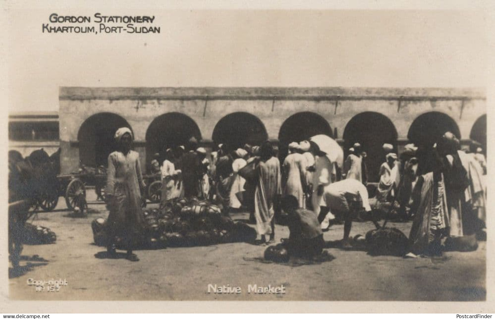 Gordon Stationary Khartoum Port Sudan Advertising Old Postcard - Südafrika