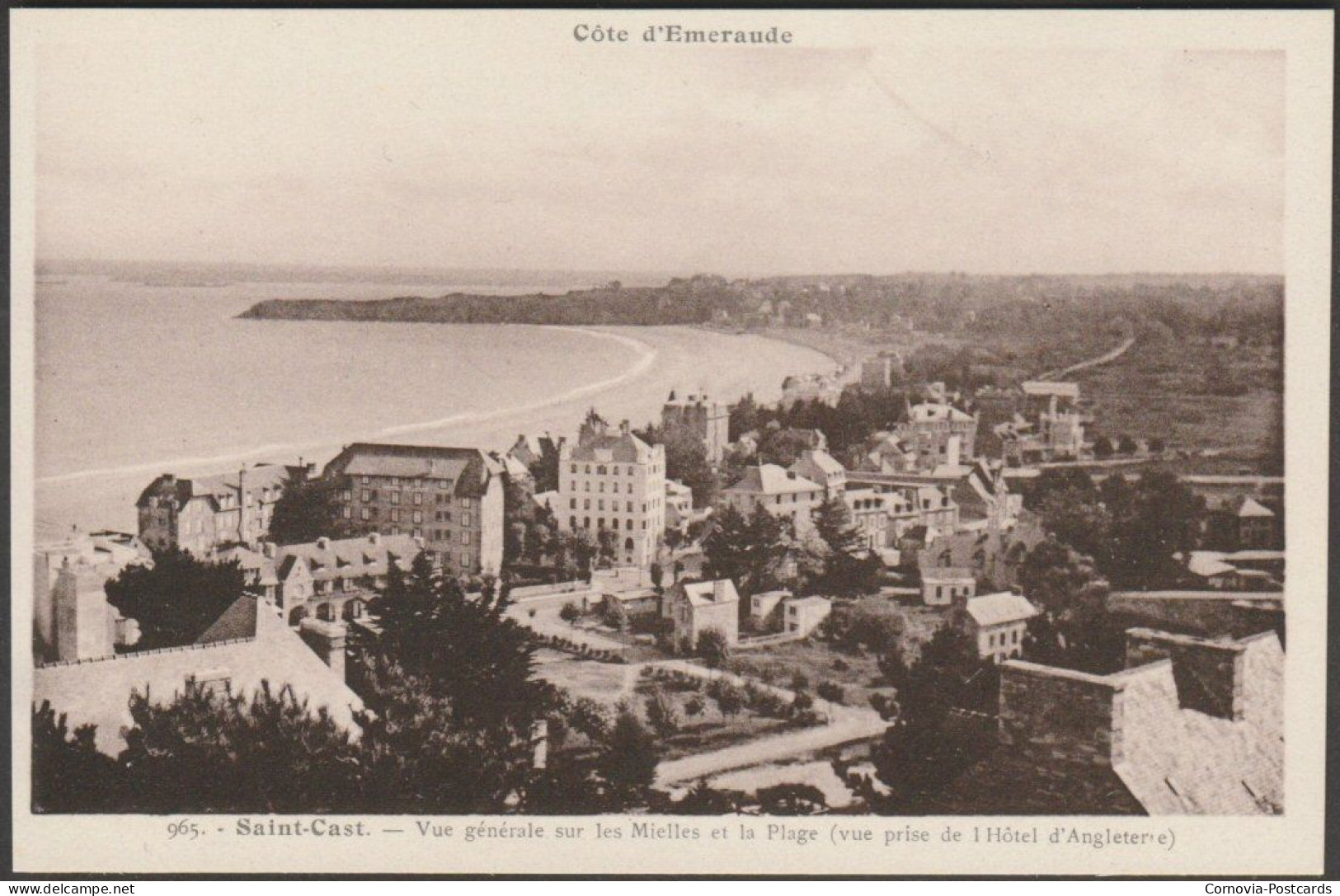 Vue Générale Sur Les Mielles Et La Plage, Saint-Cast, C.1920s - Laurent-Nel CPA - Saint-Cast-le-Guildo