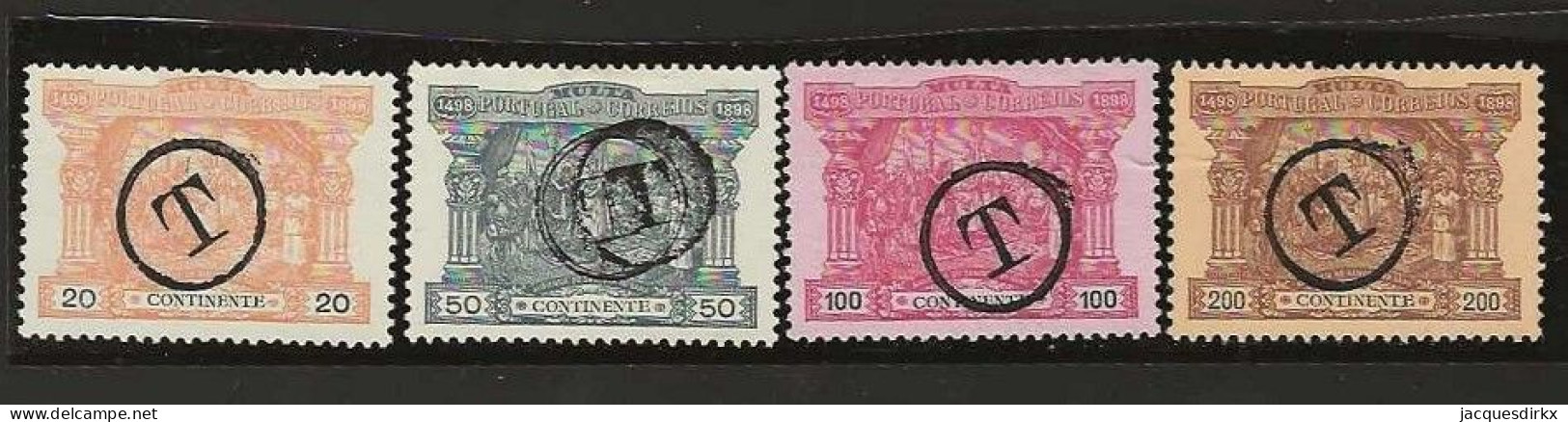 Portugal     .  Y&T      .    Taxe 3/6    .   O      .     Cancelled - Used Stamps