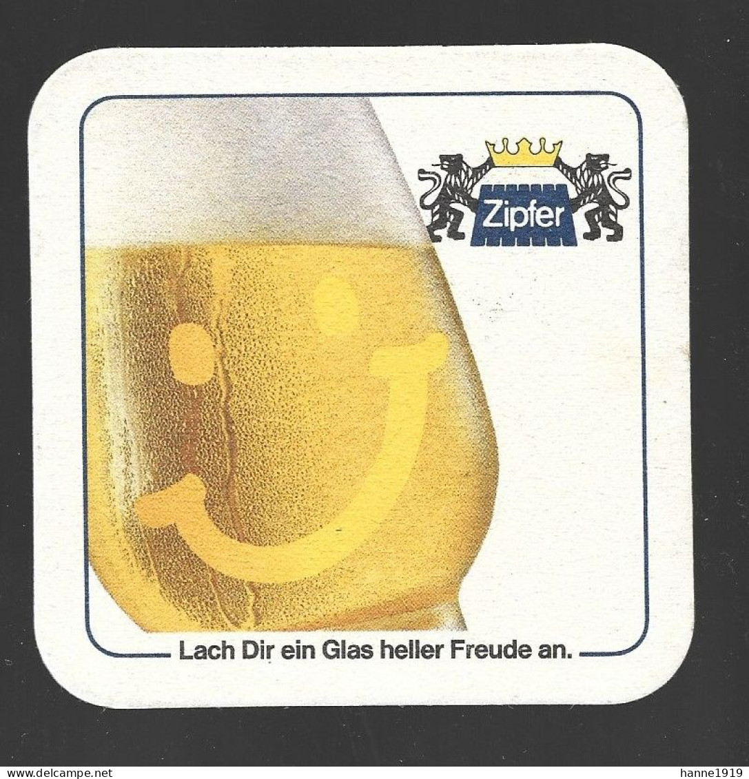 Urtypisch Zipfer Sous Bock Bierviltje Beer Coaster Htje - Beer Mats