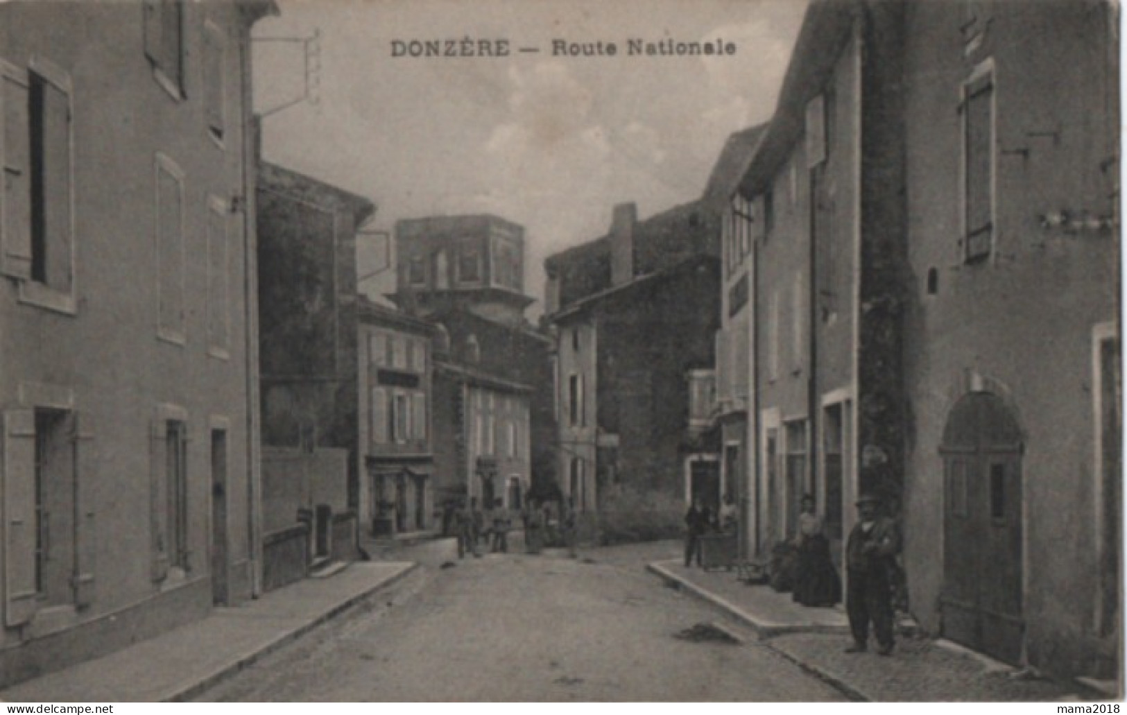 Donzère   Route Nationale   ( Pendant La Guerre ) - Donzere