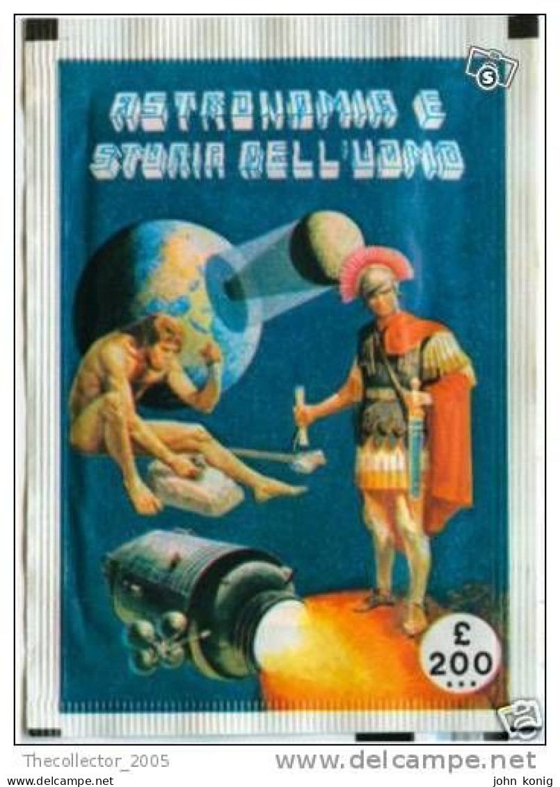 Bustina Figurine Vintage - Sigillata-piena -sticker ASTRONOMIA Zanetti - NUOVA-MAI APERTA - Sonstige & Ohne Zuordnung