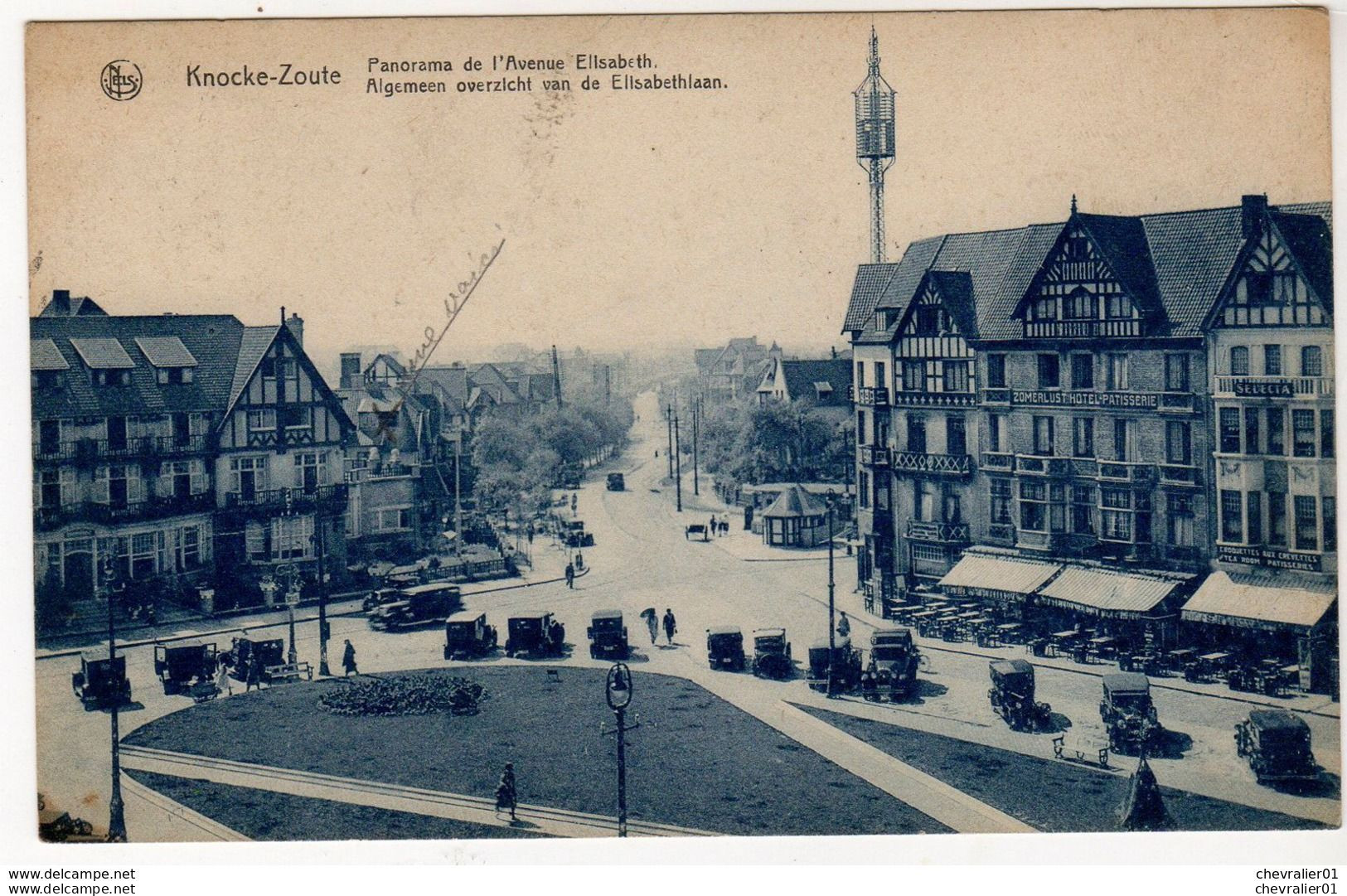 CPA-BE_Knokke_Fl-Oc_2 Cartes Postales_1931_old Timer - Knokke