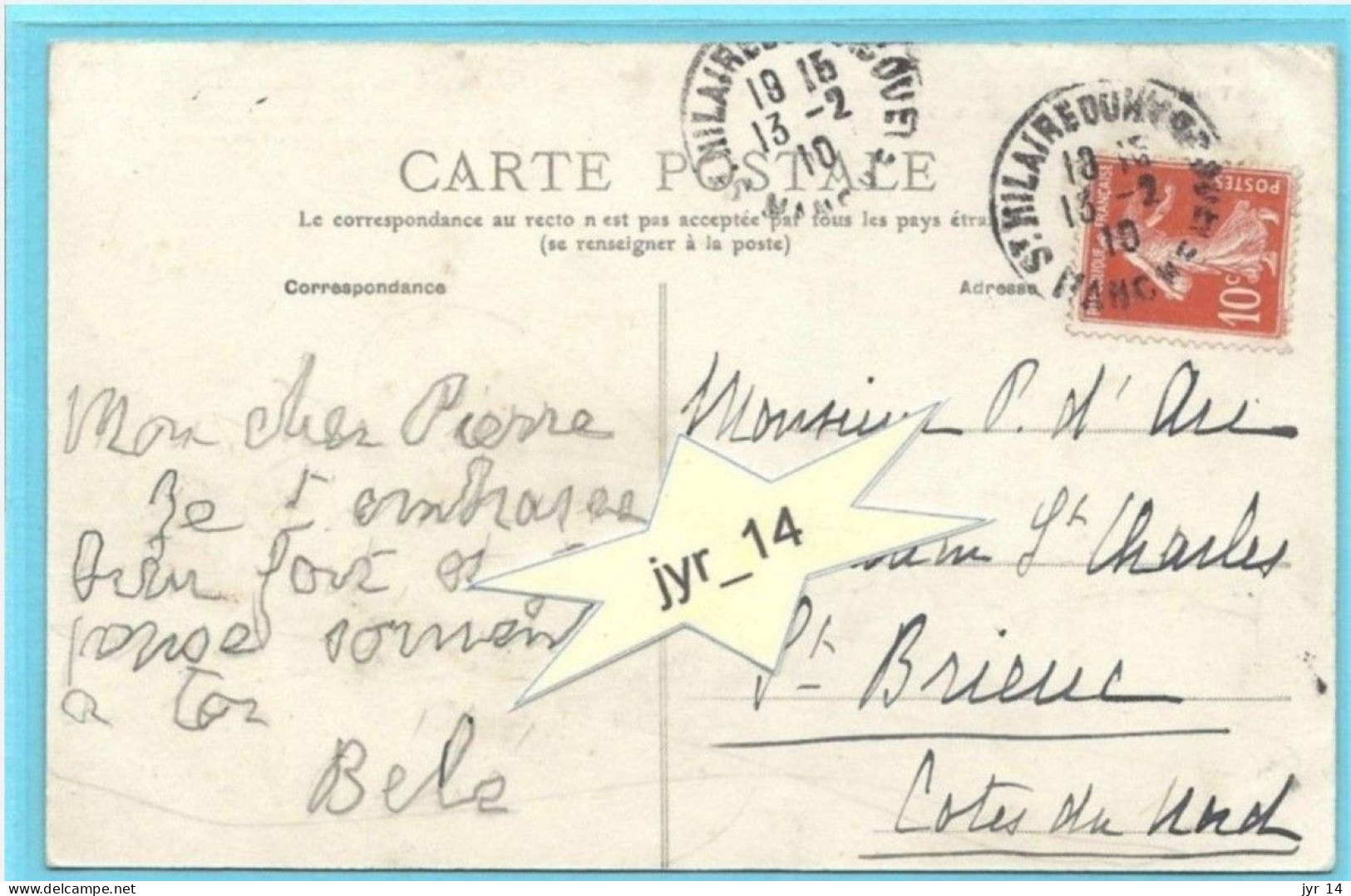 T B Plan Un Groupe De Sabotiers Collec  Mahieu Circulé 02/1910  Région St Hilaire Du Harcouet (50) - Saint Hilaire Du Harcouet