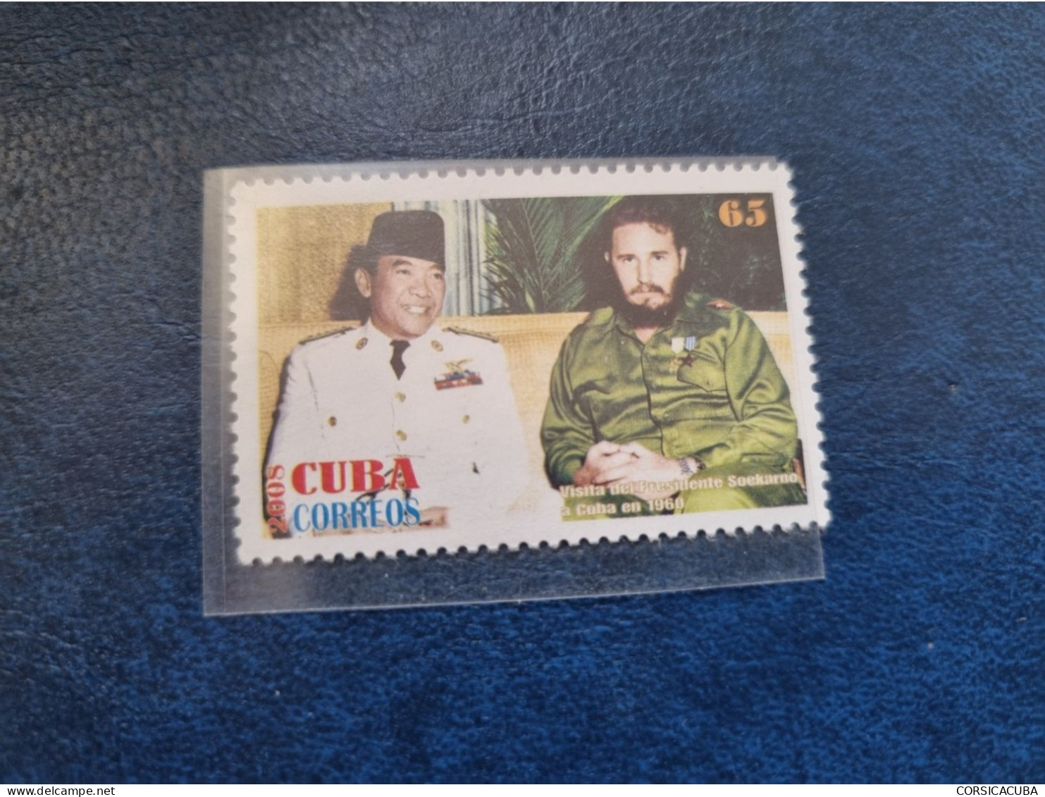 CUBA  NEUF  2008   VISITA  DE  SOCKARNO  A  CUBA  CON  FIDEL  //  PARFAIT  ETAT  //  1er  CHOIX  // - Unused Stamps