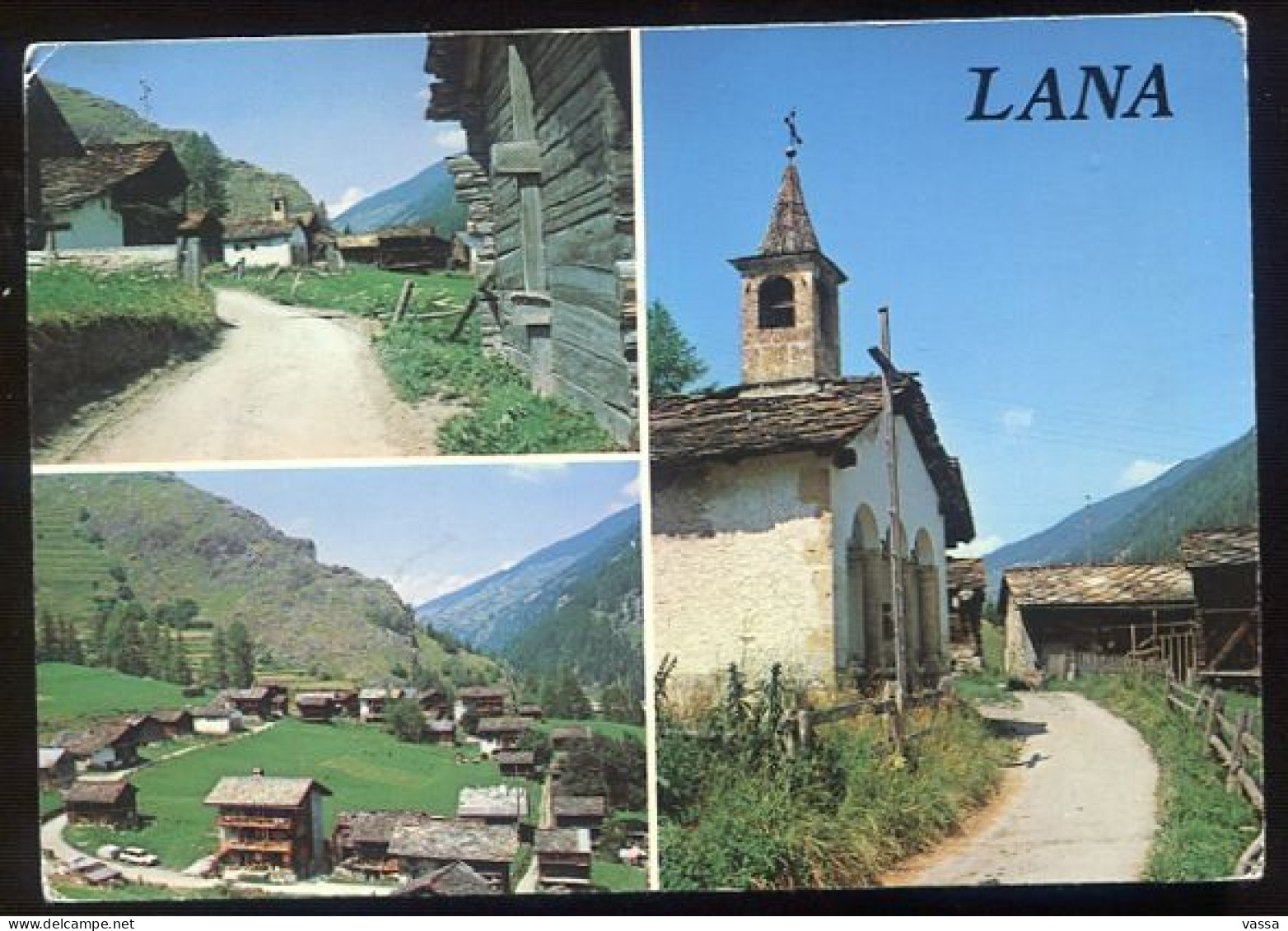LANA - Cachet Evolène ° Le Petit Hameau De Lana ° Val D'Hérens .SUISSE - Evolène
