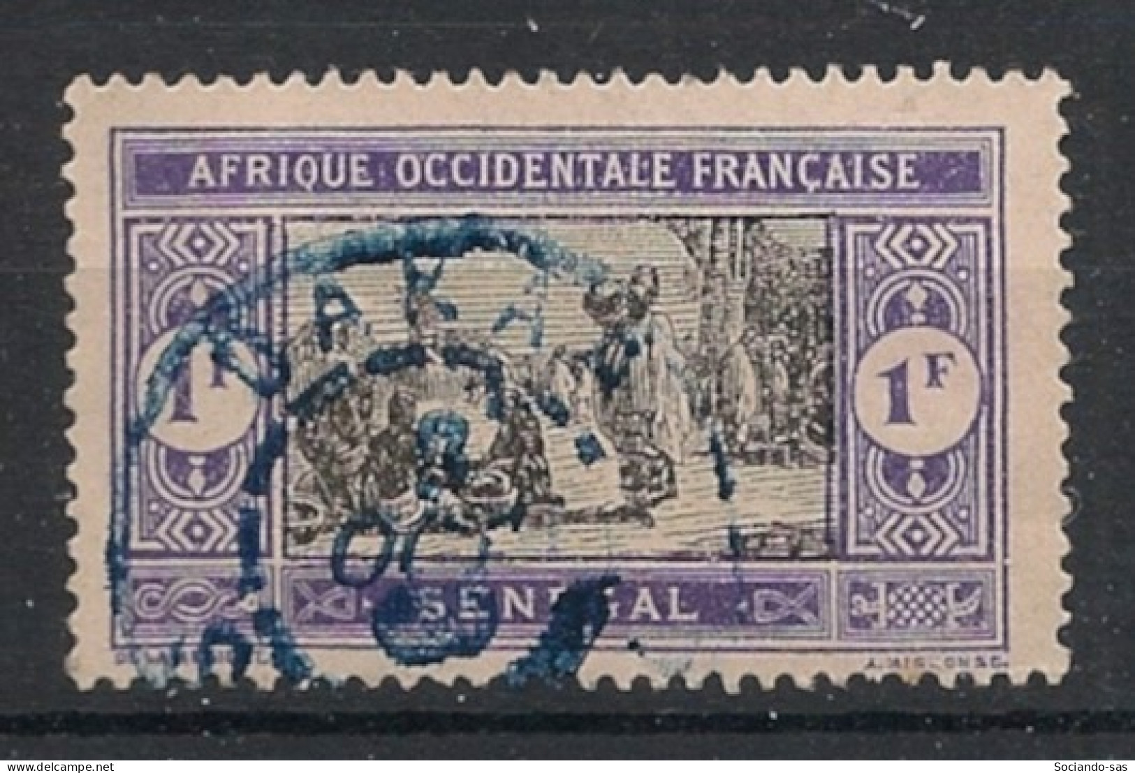 SENEGAL - 1914-17 - N°YT. 67 - Marché 1f Violet Et Noir - Oblitéré / Used - Gebraucht