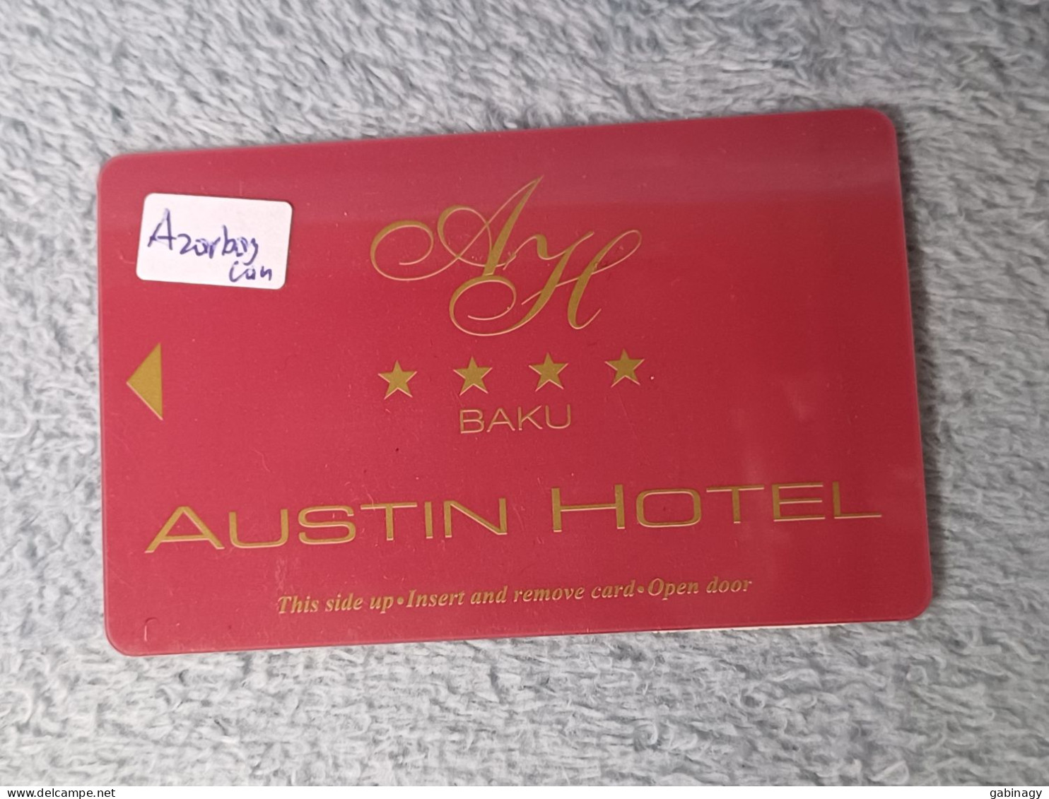 HOTEL KEYS - 2620 - AZERBAIJAN - AUSTIN HOTEL BAKU - Hotelsleutels (kaarten)