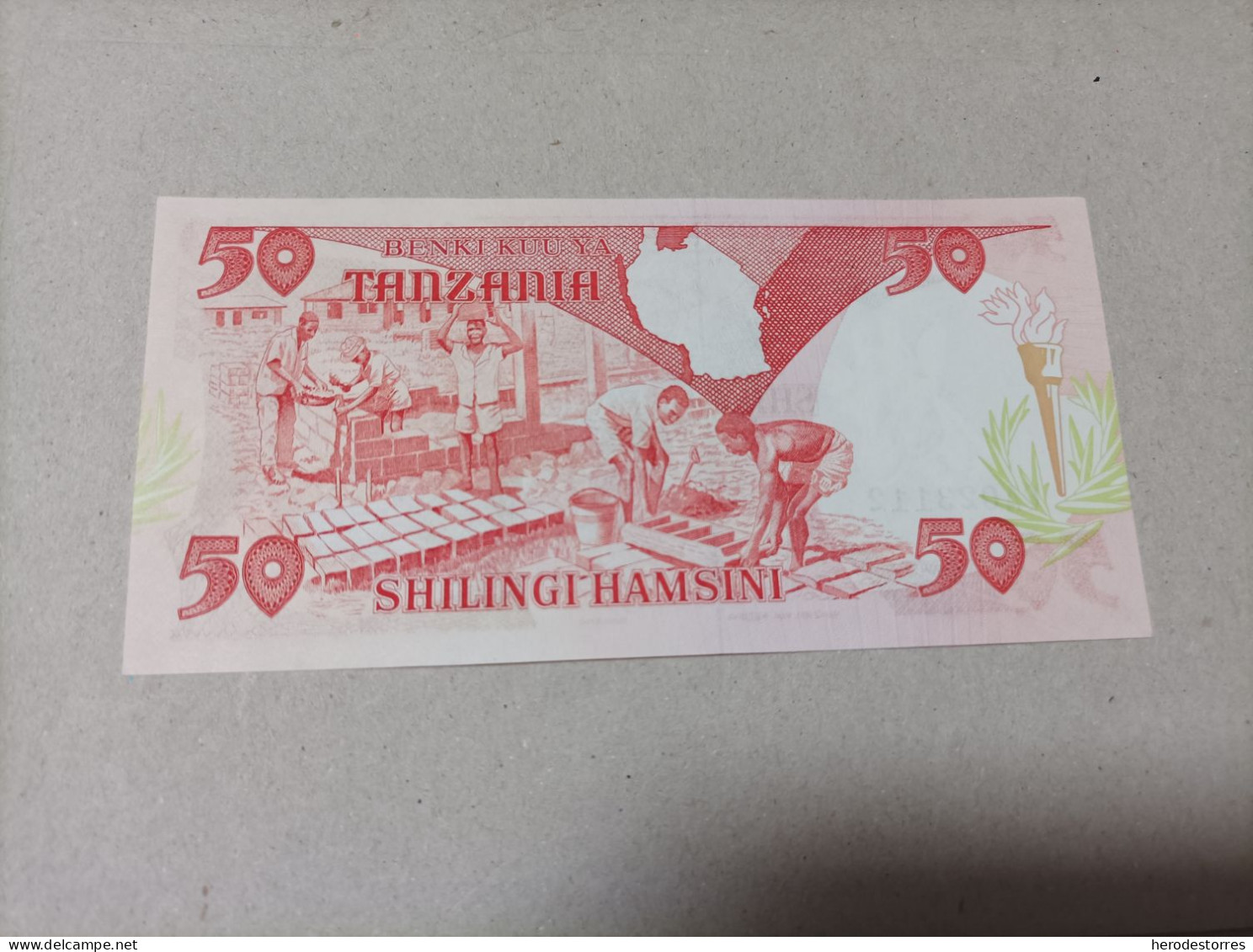 Billete Tanzania, 50 Schilingi, Año 1986, UNC - Tansania