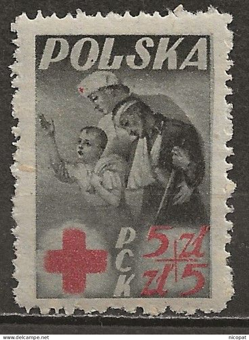 POLAND MNH ** 503 CROIX ROUGE Infirmière Santé Médecine - Unused Stamps
