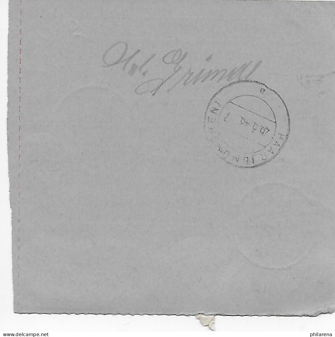Paketkarte Altenmarkt/Alz, Nachnahme Nach Eglfing 1948, MeF - Brieven En Documenten