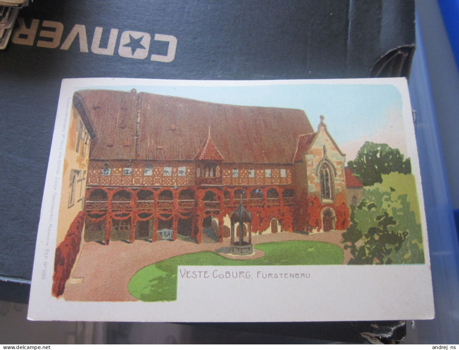 Veste Coburg Furstenbau Old Litho Postcards - Coburg
