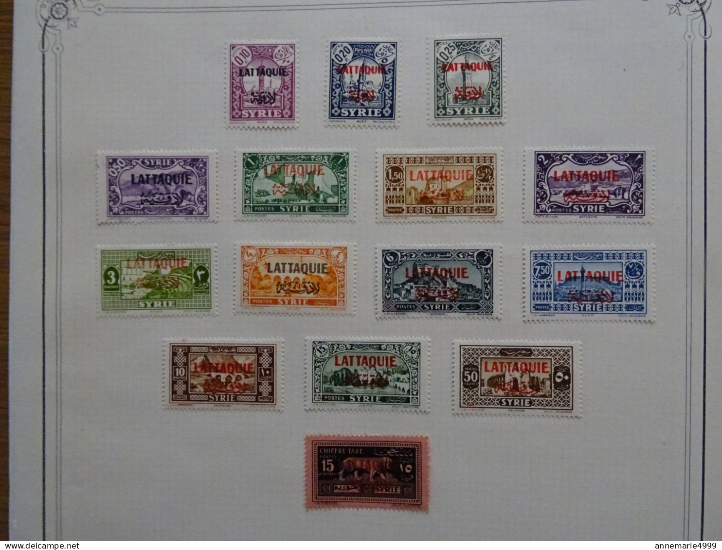 France Colonies LATTAQUIE Cote 180 € Voir Scan - Unused Stamps