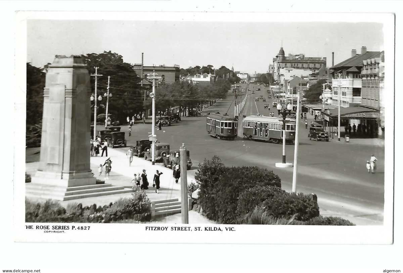 32508 - Fitzroy Street St.Kilda Tram 1950 - Melbourne