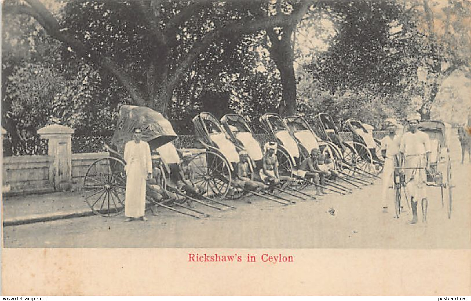 Sri Lanka - Rickshaws In Ceylon - Publ. Unknown  - Sri Lanka (Ceylon)