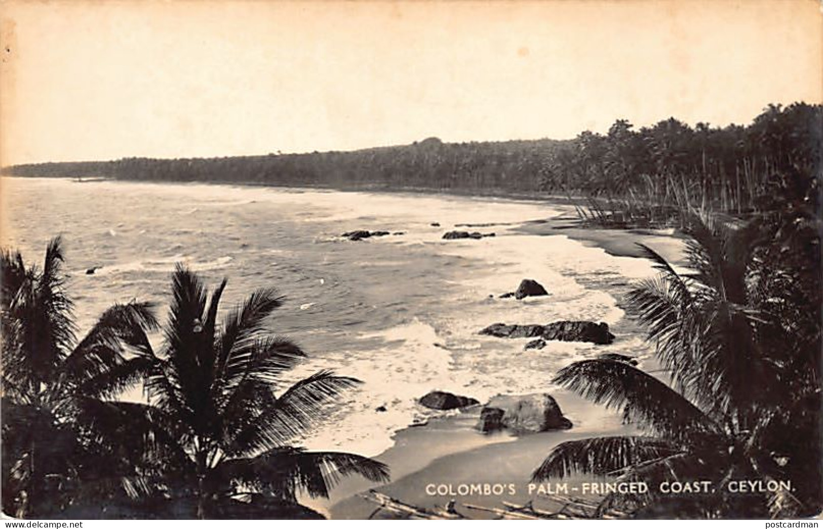 Sri Lanka - Colombo's Palm-fringed Coast - Publ. Plâté Ltd. 12 - Sri Lanka (Ceylon)