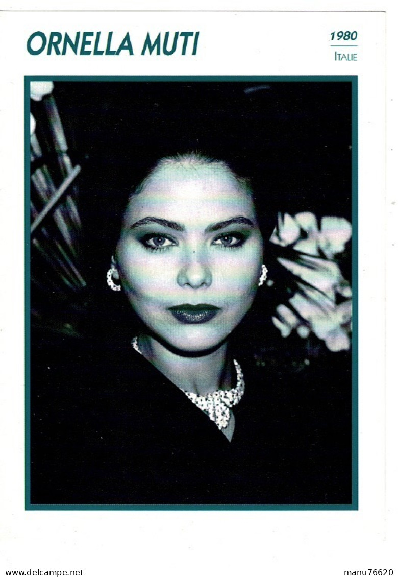 Ref 2 - Photo L'encyclopédie Du Cinéma : Ornella Muti - Italie . - Europe