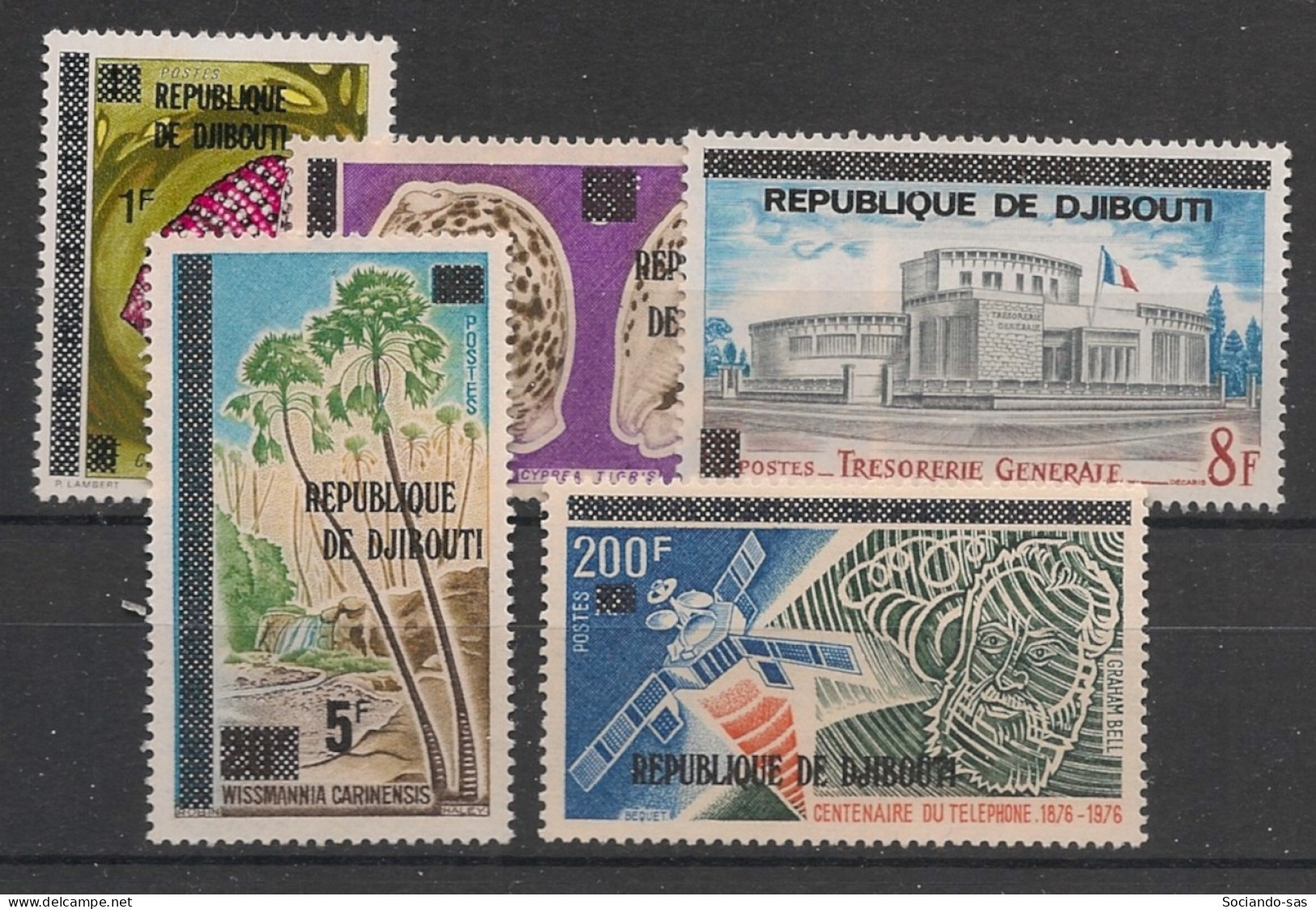 DJIBOUTI - 1977 - N°YT. 468 à 472 - Série Complète - Neuf Luxe ** / MNH / Postfrisch - Gibuti (1977-...)