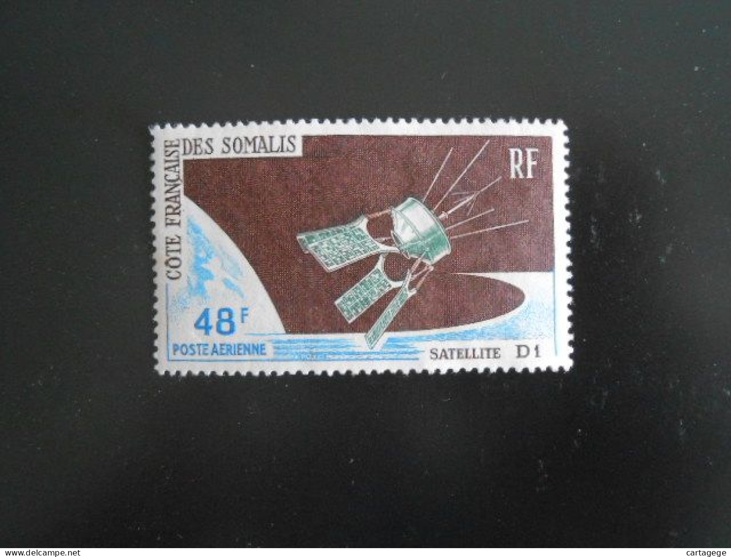 COTE DES SOMALIS YT PA 48 SATELLITE D1** - Unused Stamps