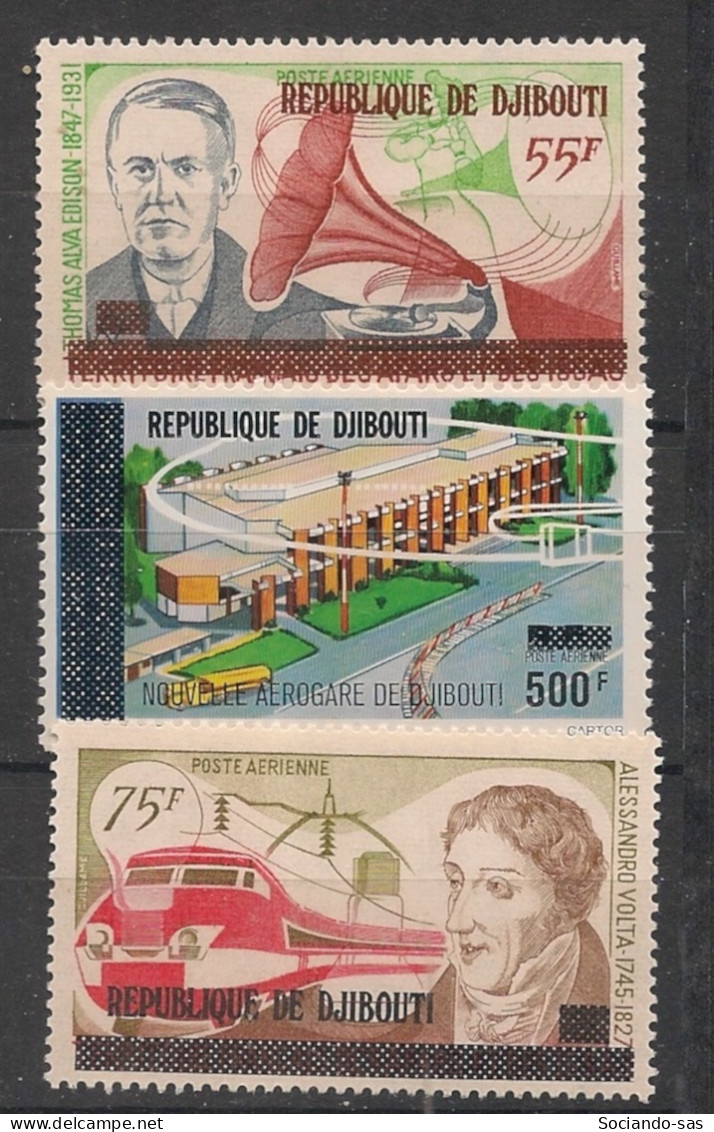 DJIBOUTI - 1977 - Poste Aérienne PA N°YT. 112 à 114 - Complet - Neuf Luxe ** / MNH / Postfrisch - Gibuti (1977-...)