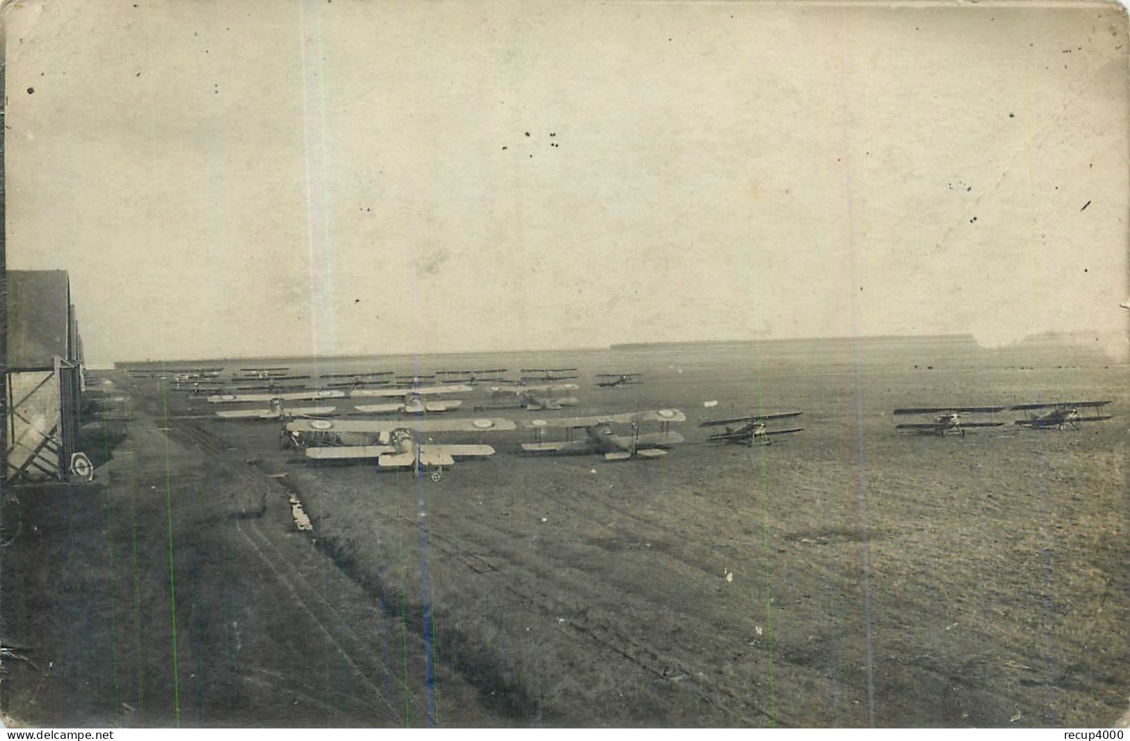 CAMP D 'AVIATION  à Localiser Cp Photo Militaria   2 Scans - Aerodrome