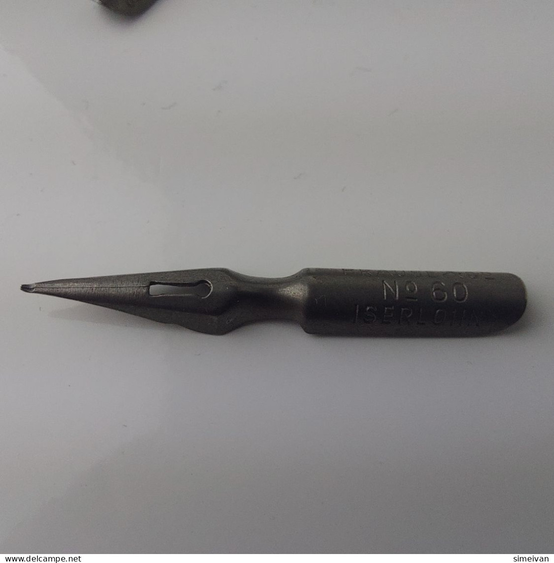 Vintage Dip Pen Nibs BRAUSE & Co No. 60 ISERLOHN Feder 16 Pcs Calligraphy #5563 - Stylos