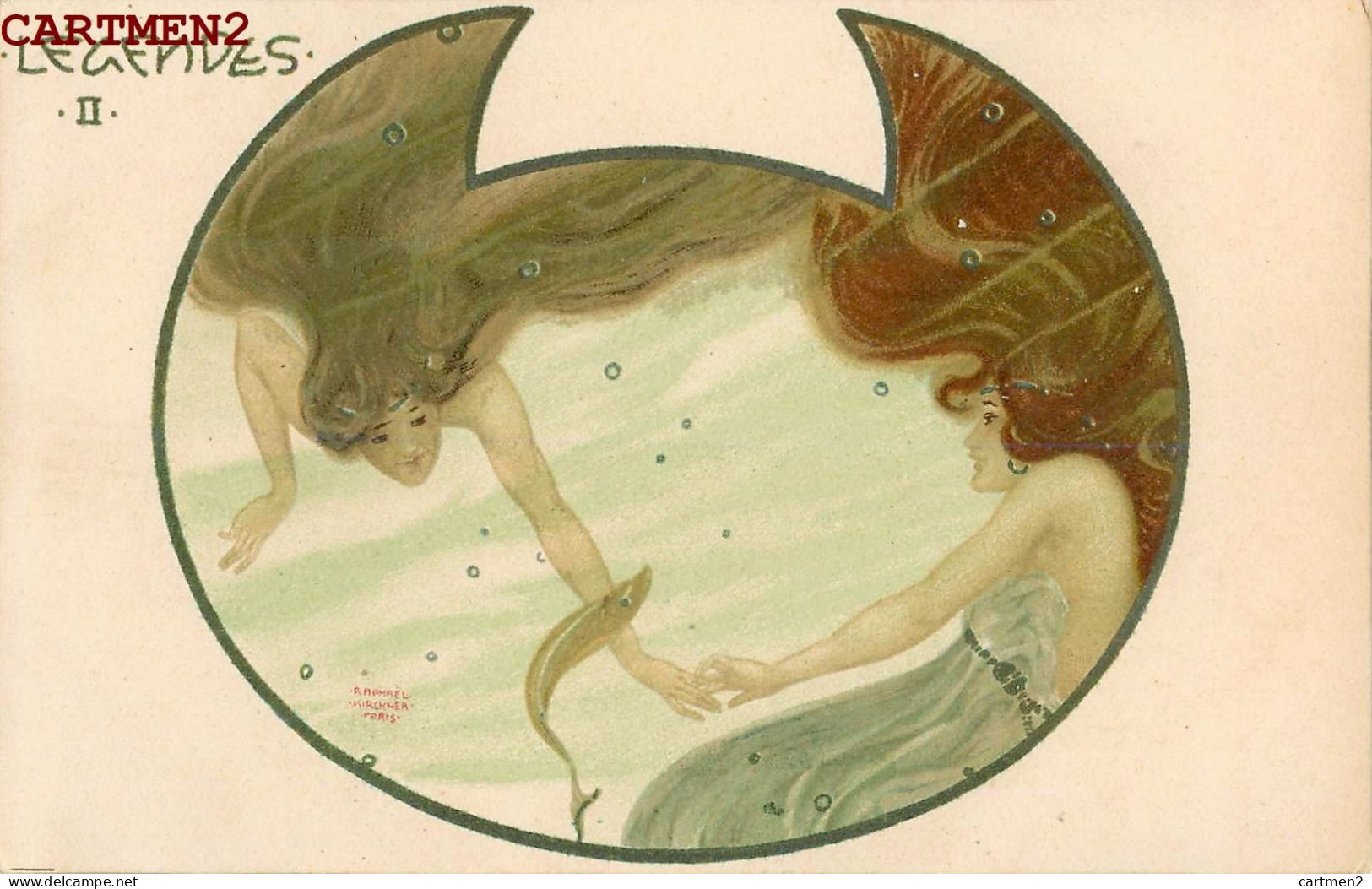 RAPHAEL KIRCHNER " LEGENDES II " ILLUSTRATEUR ART NOUVEAU ILLUSTRATOR - Kirchner, Raphael