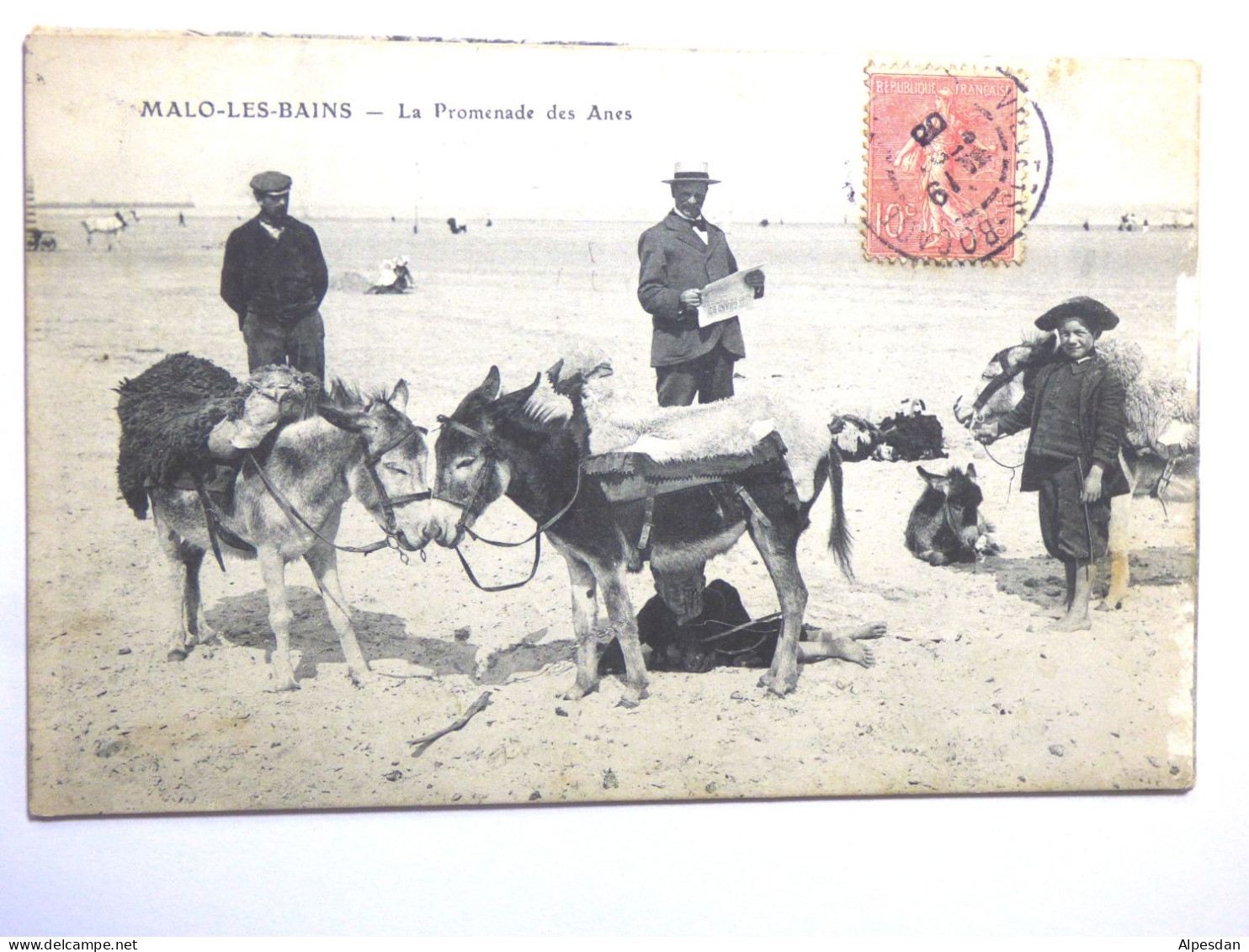 MALO-LES-BAINS. La Promenade Des Ânes - Malo Les Bains