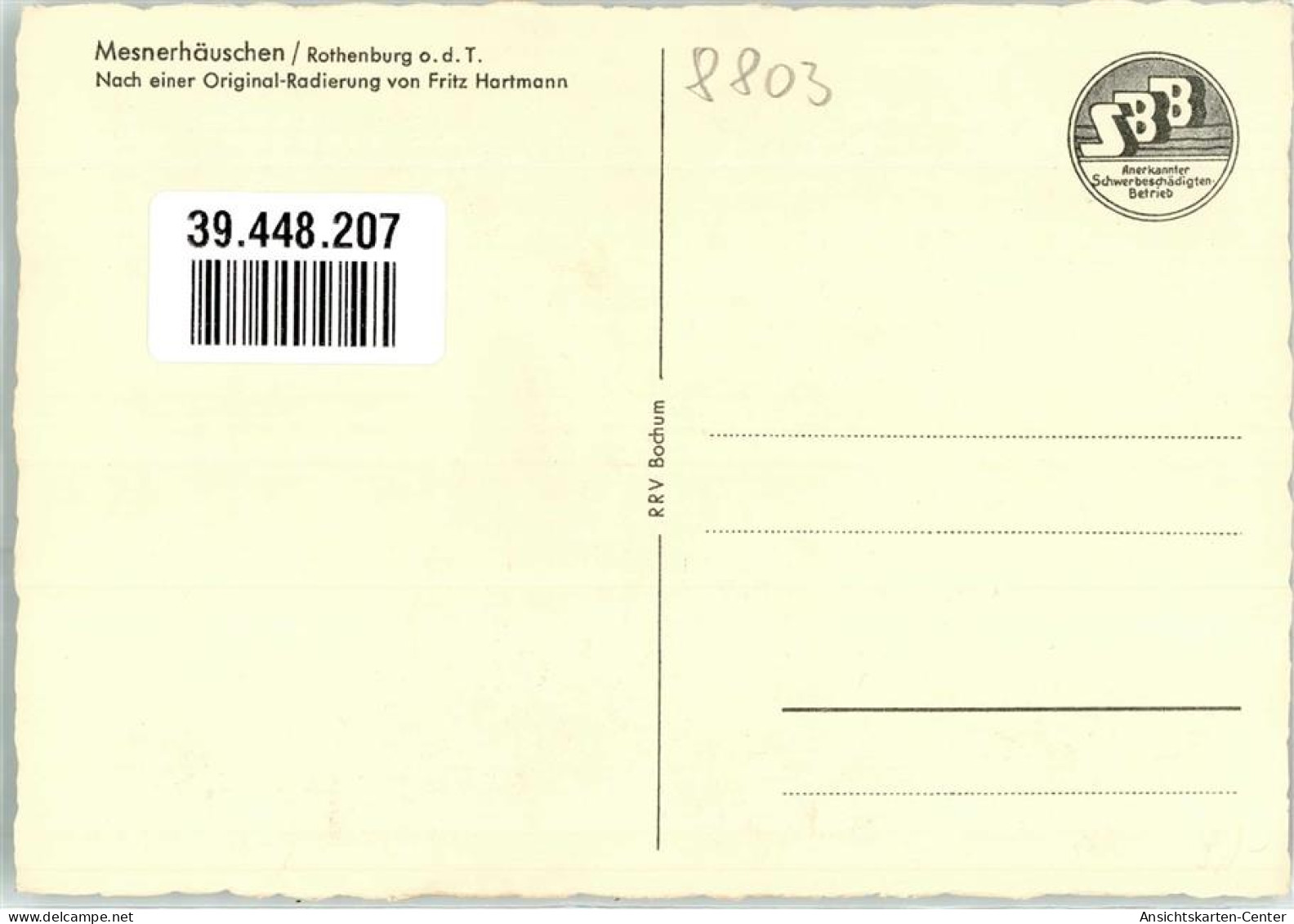 39448207 - Rothenburg Ob Der Tauber - Ansbach