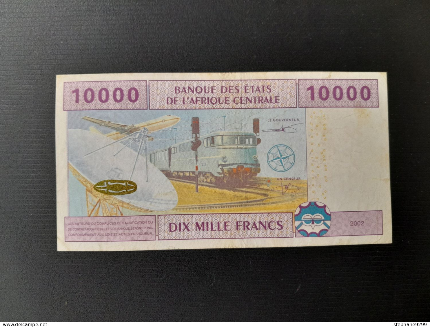 GABON 10000 FRANCS 2002 - Gabun