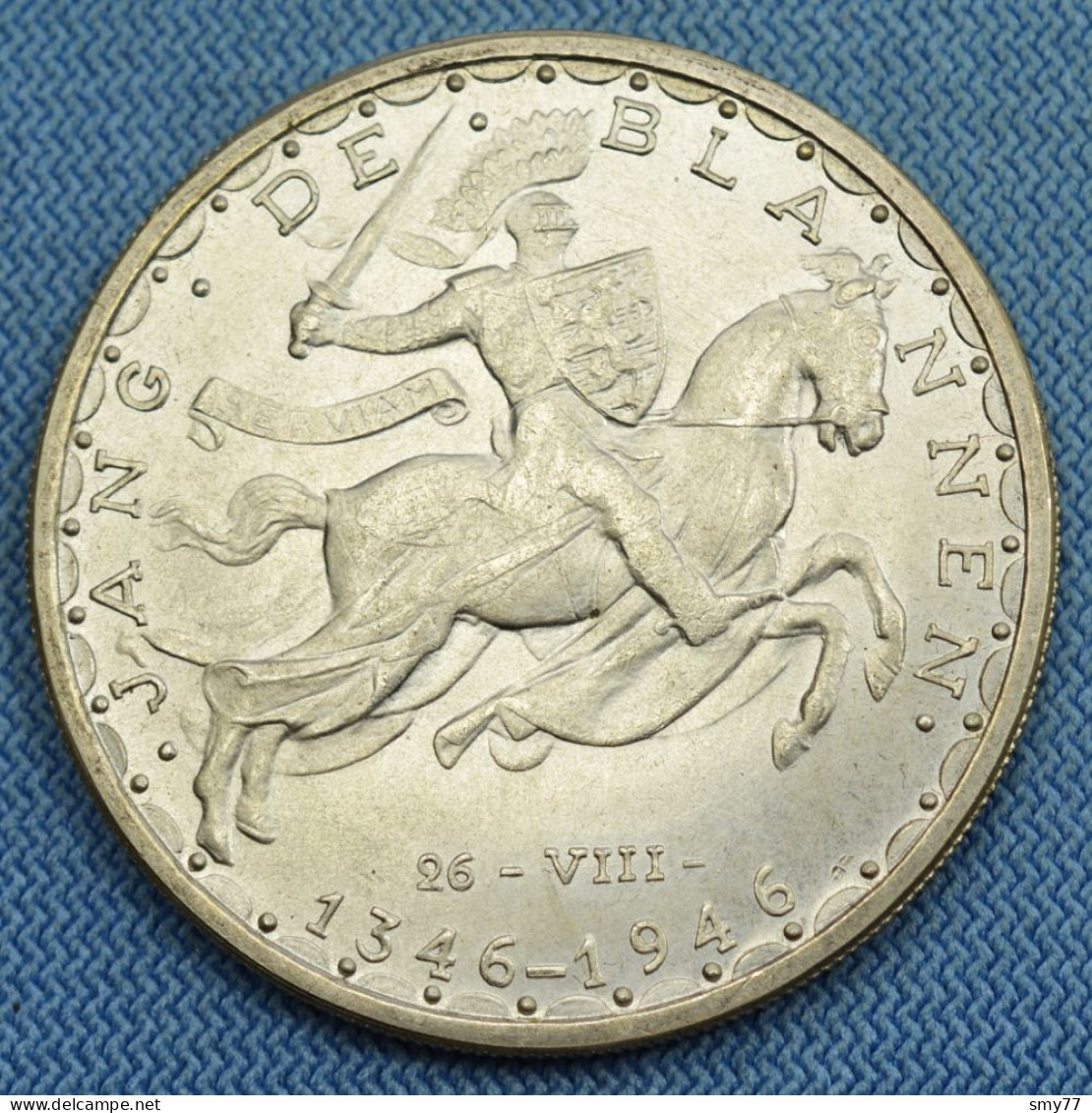 Luxembourg • 100 Francs 1946  ► SANS SIGNATURE  W/O SIGNATURE ◄ RR • Mint.: 2'000 • UNC • Ag 835 ‰ • [24-757] - Luxembourg