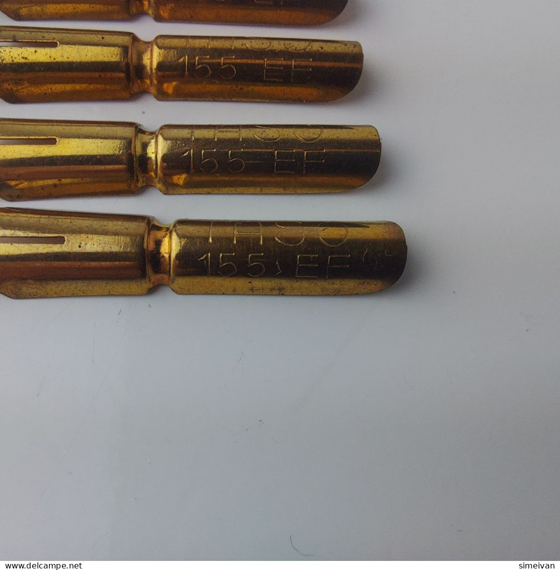 Vintage Dip Pen Nibs TASO 155 EF Feder 8 Pcs in Metal Box Calligraphy #5564