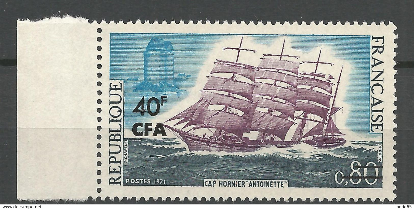 REUNION  N° 395 NEUF** LUXE SANS CHARNIERE NI TRACE / Hingeless  / MNH - Unused Stamps