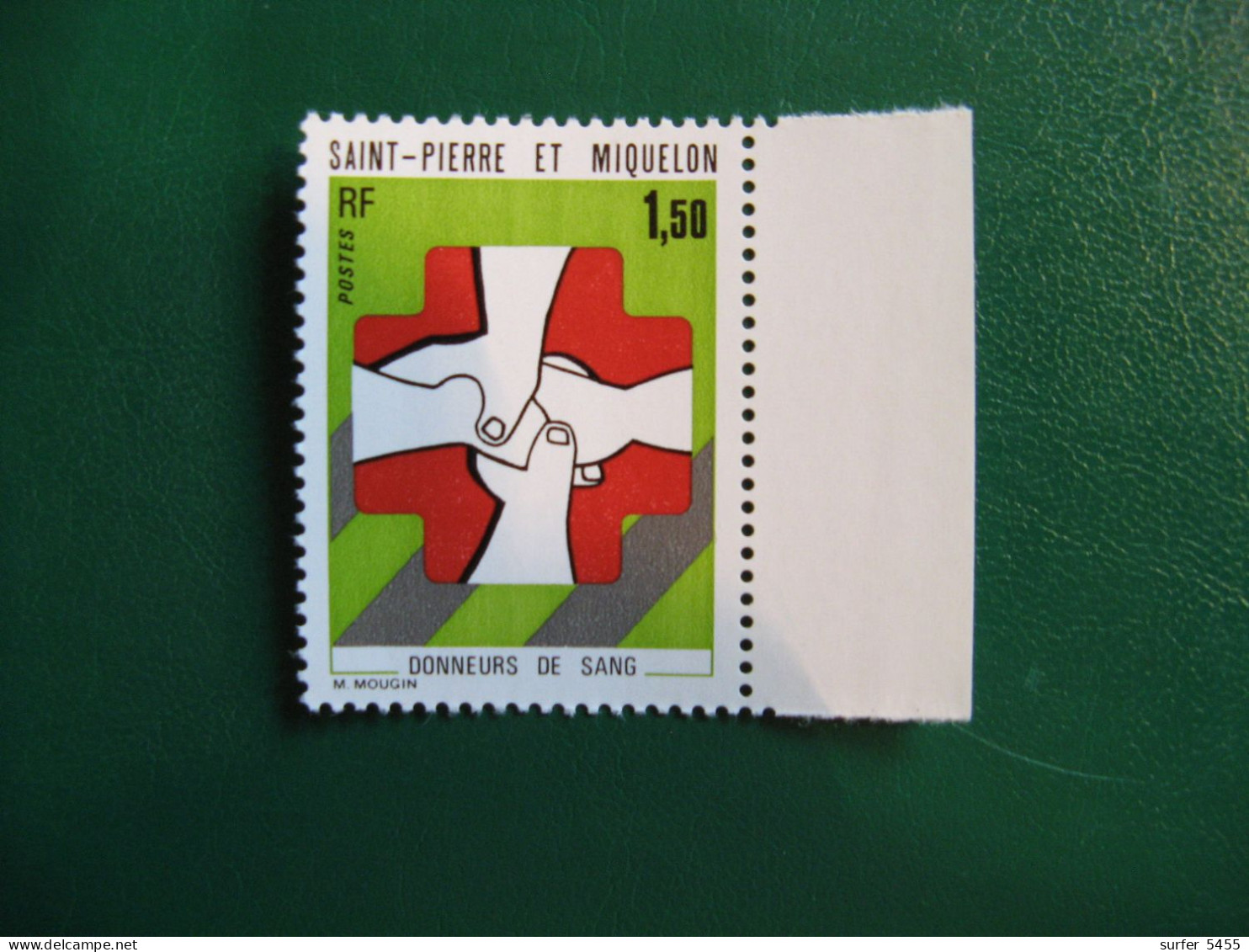 SAINT PIERRE ET MIQUELON YVERT POSTE ORDINAIRE N° 436 NEUF** LUXE - MNH -  COTE 15,00 EUROS - Unused Stamps