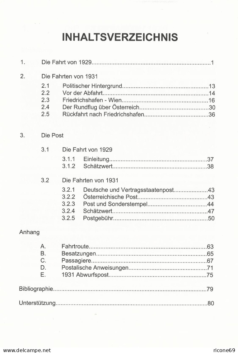 J. Duggan, Graf Zeppelin In Österreich, 80 S. M. Abb. U. Bewertungen!  - Autres & Non Classés