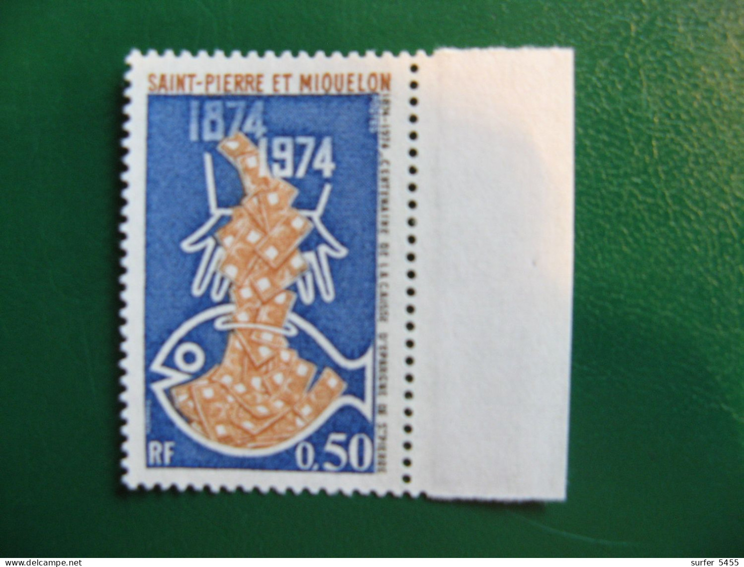 SAINT PIERRE ET MIQUELON YVERT POSTE ORDINAIRE N° 437 NEUF** LUXE - MNH -  COTE 8,00 EUROS - Unused Stamps