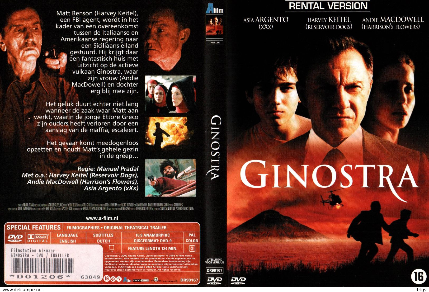 DVD - Ginostra - Crime