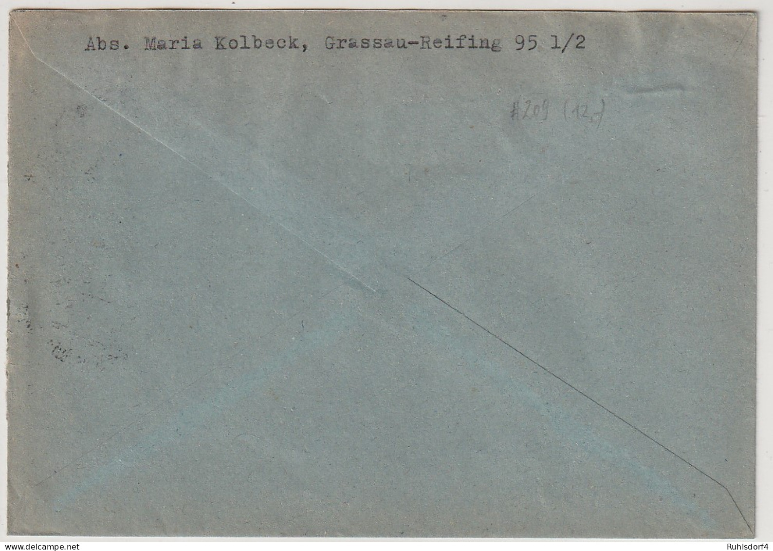 Bund: Oskar Von Miller (Nr. 209) In Sauberer MeF - Cartas & Documentos